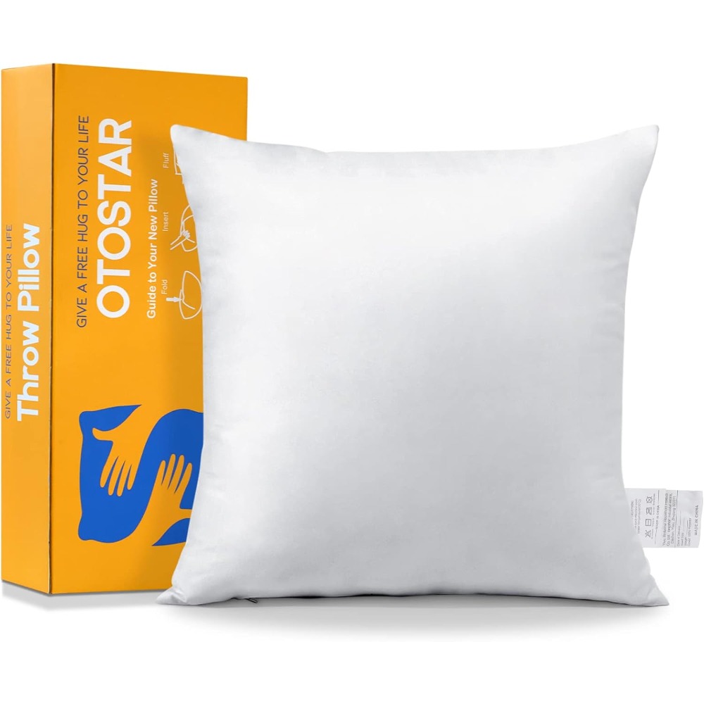 Pillow Insert 18X18 - Наполнитель для декоративной подушки 18x18, квадратный,