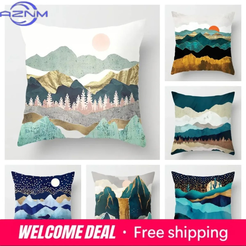 Sunrise Home Textiles & Apparel - Металлическая картина с изображением скандинавских гор