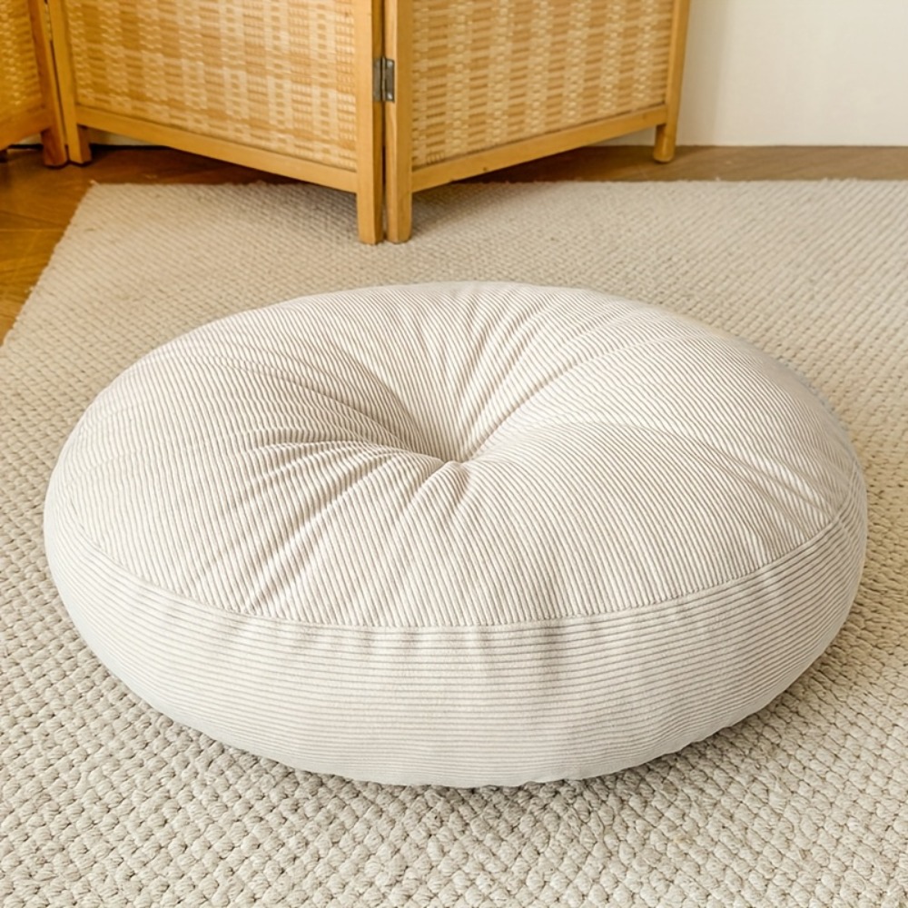 Floor Cushion Pouf - Толстая круглая подушка, мягкая и удобная