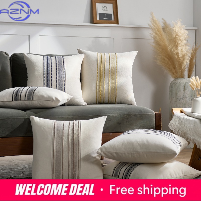 Quality Home Textiles - Скандинавская современная простая наволочка из окрашенной