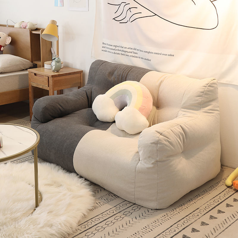 Floor Cushion Pouf - Двухместные диваны-мешки: Уютные мягкие кресла-пуфы для