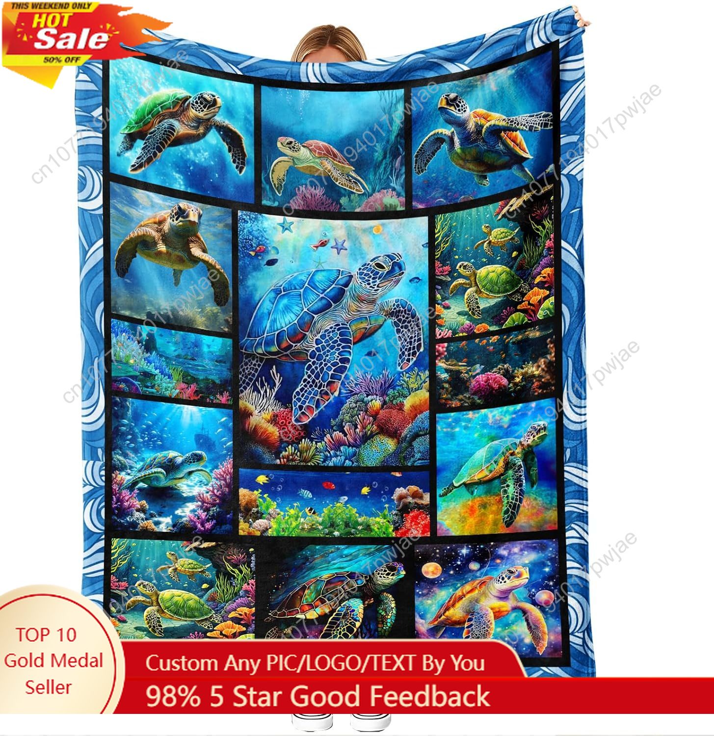 Фланелевое одеяло с морской че – обзор и цена Quality Home Textiles