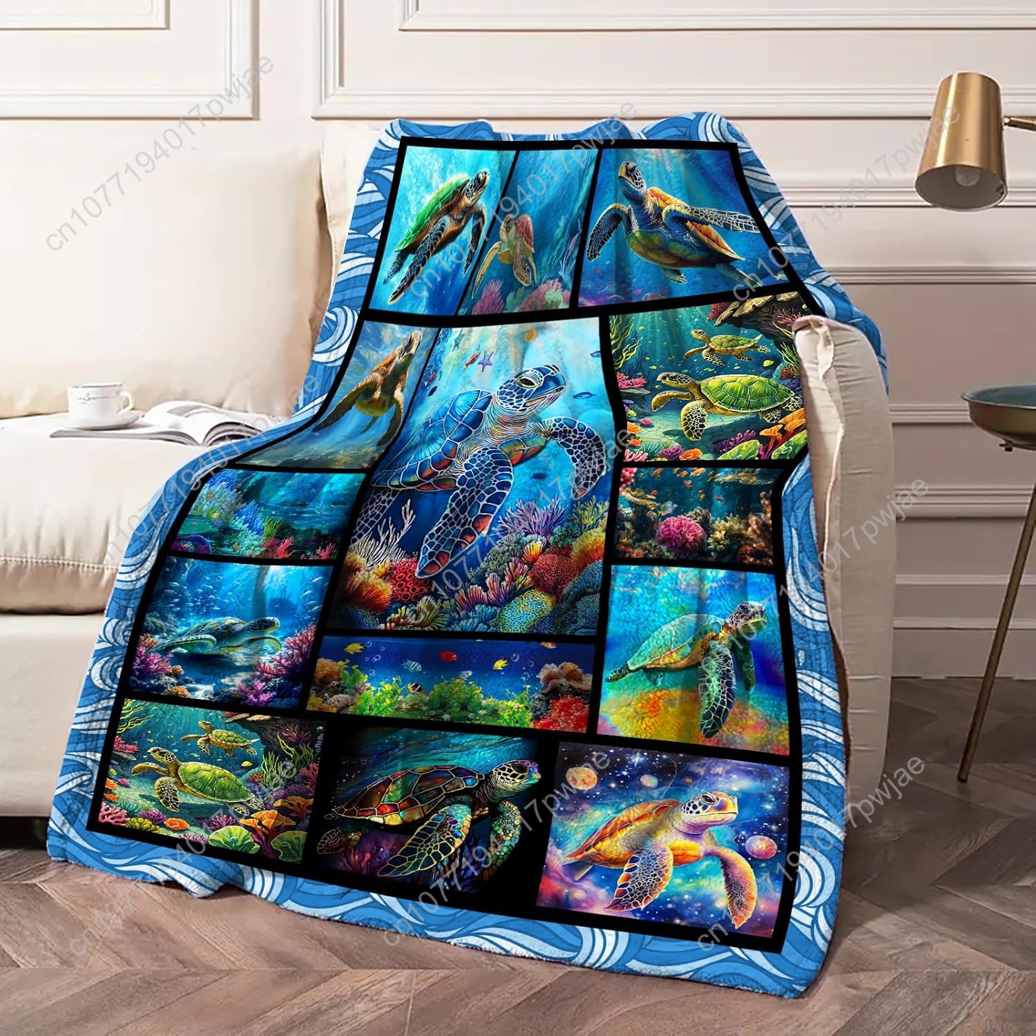 Фланелевое одеяло с морской че – обзор и цена Quality Home Textiles