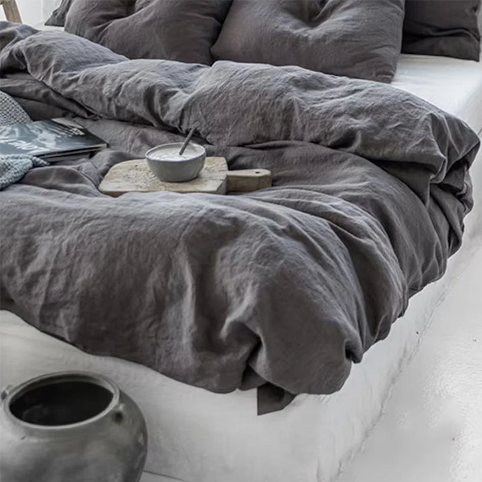 Пододеяльник из 100% льна, сти – обзор и цена Quality Home Textiles