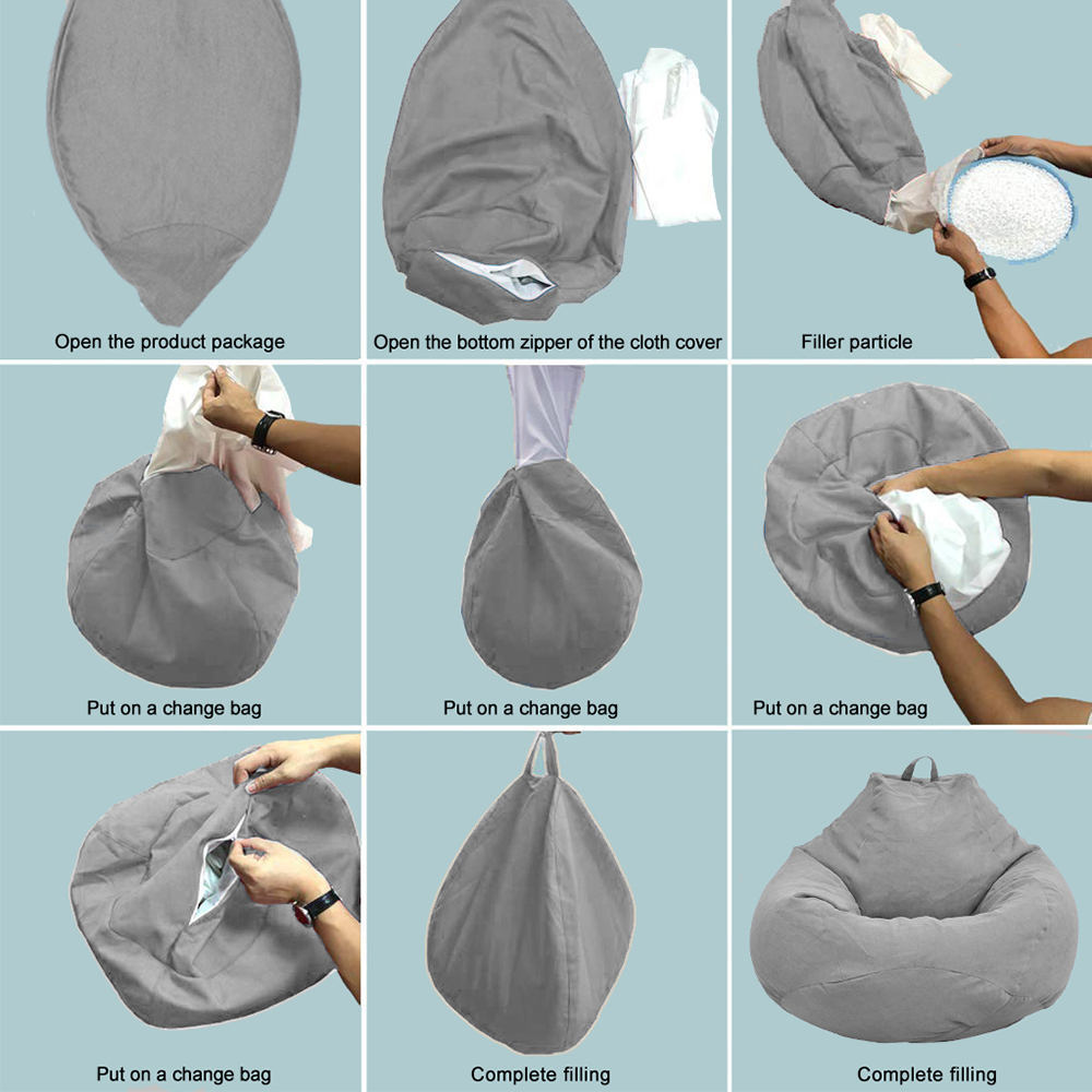 Чехлы для диванов без наполнит – обзор и цена Floor Cushion Pouf