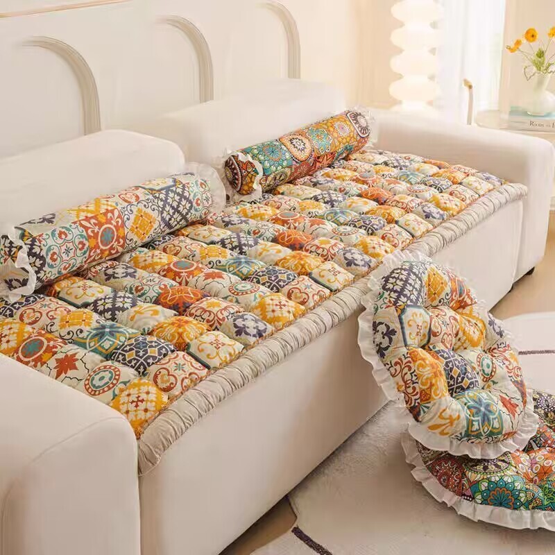 Хлопковый утолщенный чехол для – обзор и цена Floor Cushion Pouf