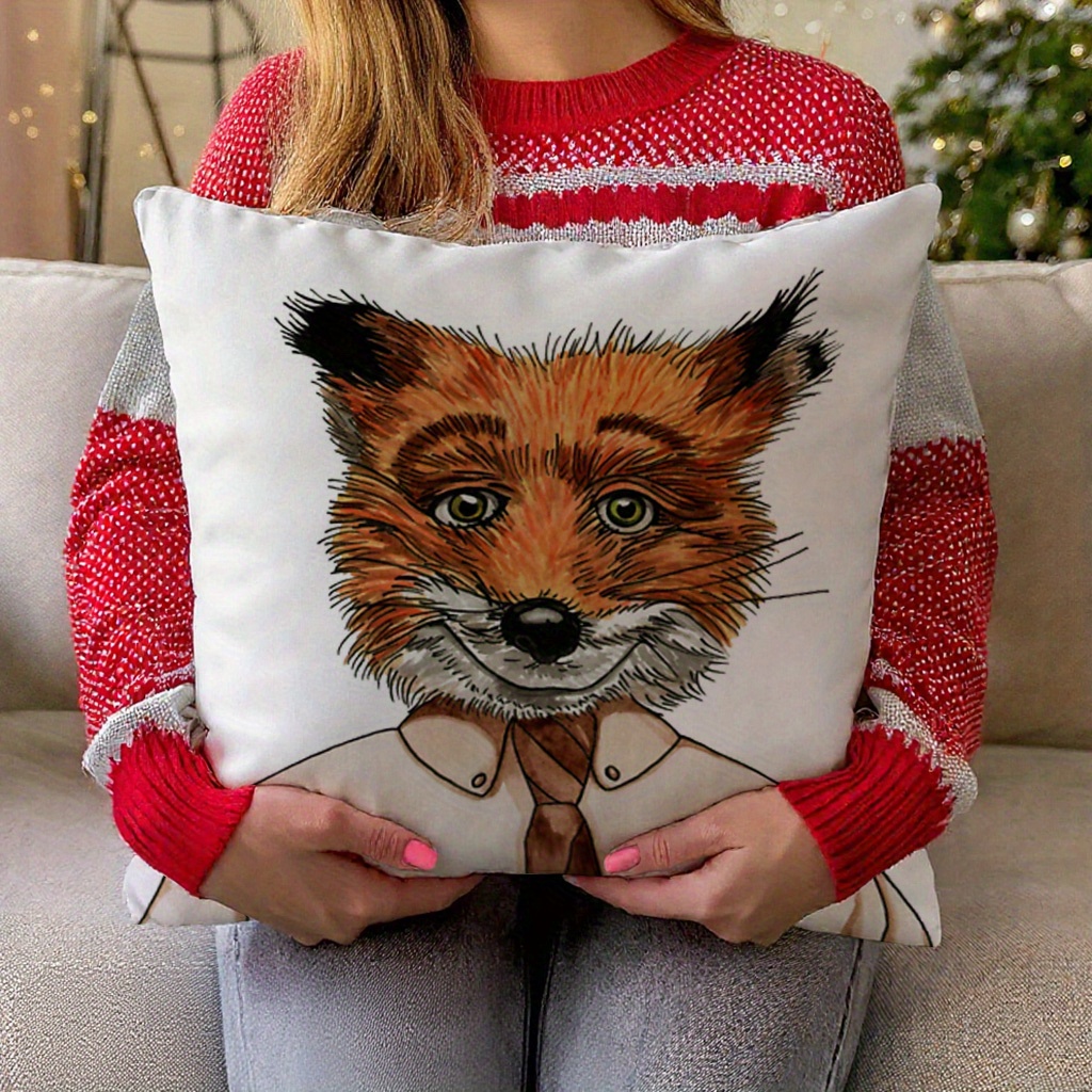 1 шт. наволочка «Мистер Фокс»  – обзор и цена Pillow Insert 18X18